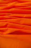Microfiber Tango Orange Loose Fabric (100% Polyester) Per Meter