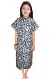 Children Printed Patient Gown Half Sleeve Back Open, Tie-able from Two Points Chest 33 Inches Length 26 Inches And Chest 41 Inches Length 35 Inches (Available in Multiple Prints)
