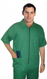 Barber set with collar 8 pockets half sleeve (jacket 3 pocket with Zip bottom 5 pocket cargo) poplin fabric